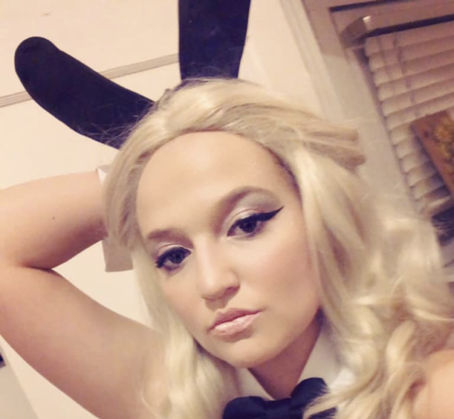Girlfriend in a bunny costume