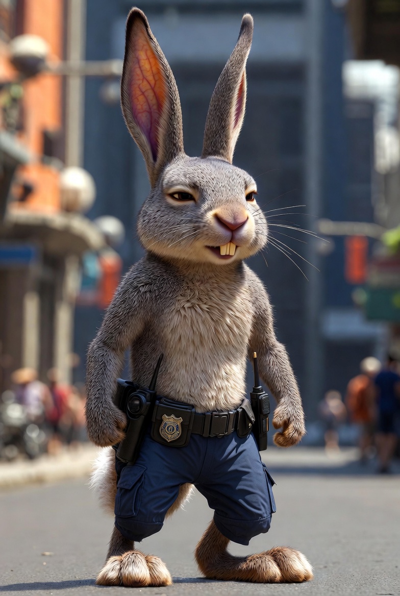 Subject B, male rabbit
